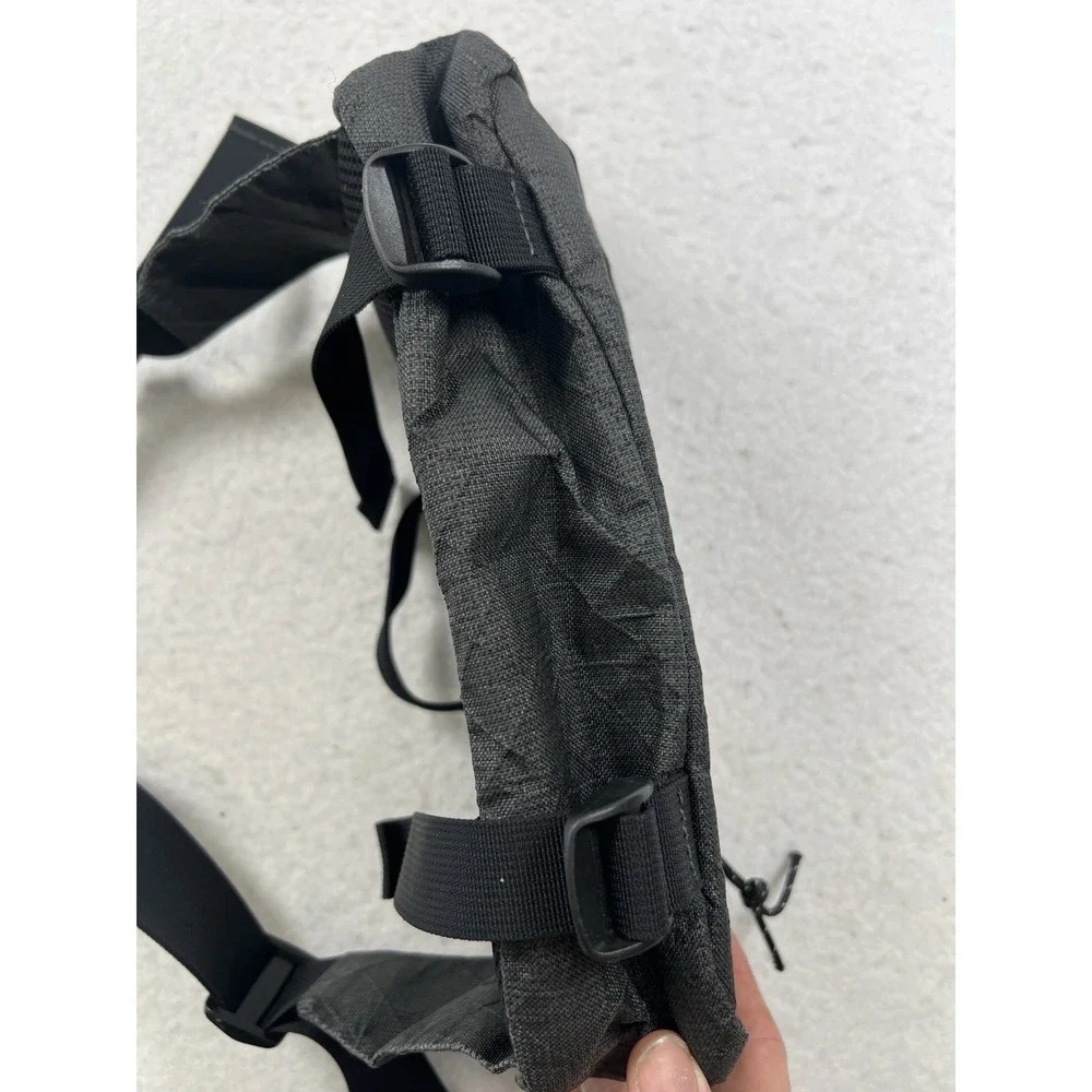 USED Dark Realm Black Ripstop Waist Bag Fanny Pack Sling Nice Condition